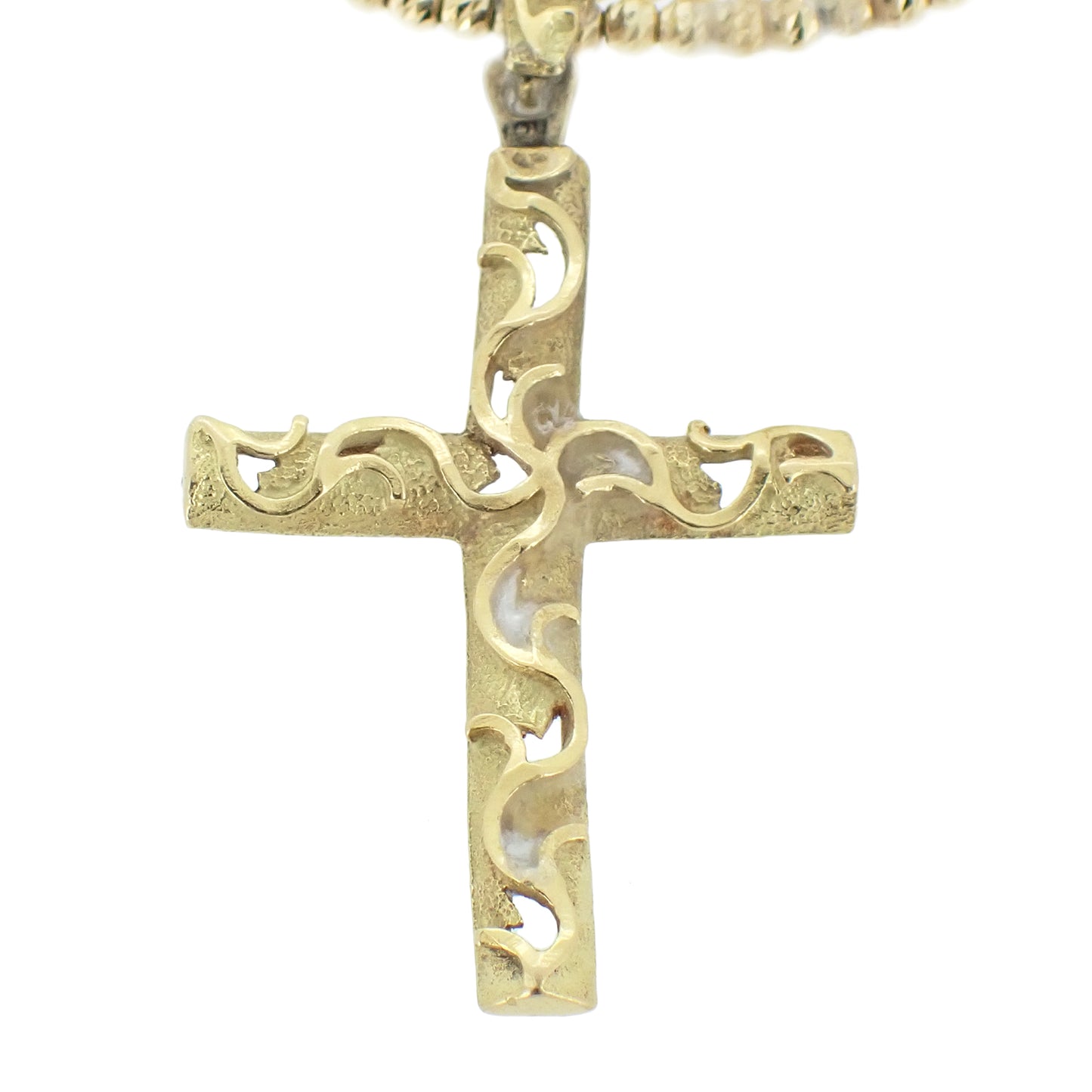 クロス ブレス　K18 YG レディース ブレスレット