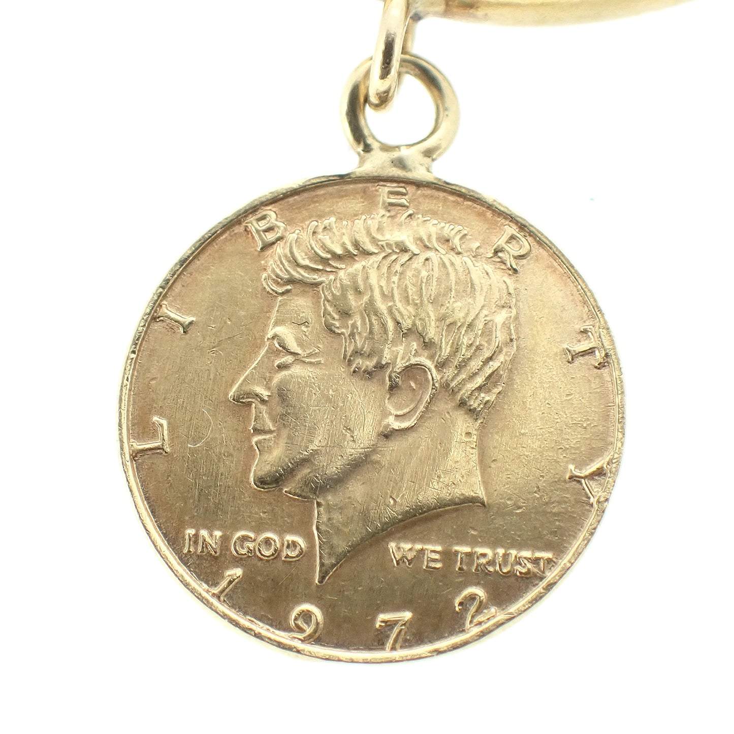 コイン リング K18 YG レディース リング 指輪