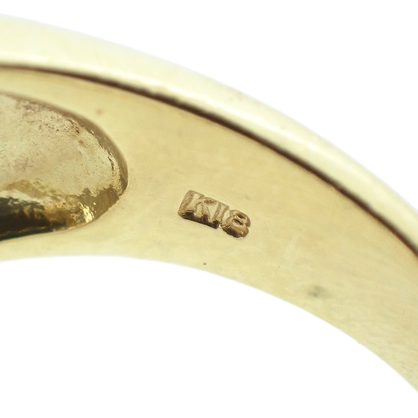 スター デザイン リング K18 YG ダイヤ レディース リング 指輪