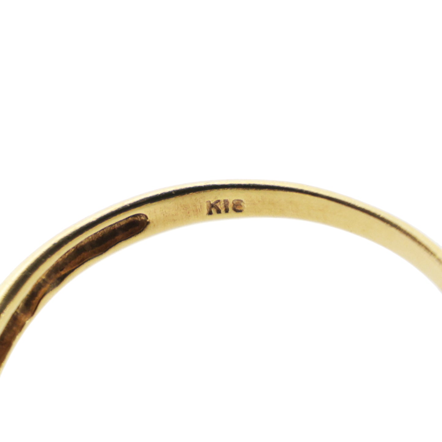 ダイヤ リング k18 YG レディース リング 指輪