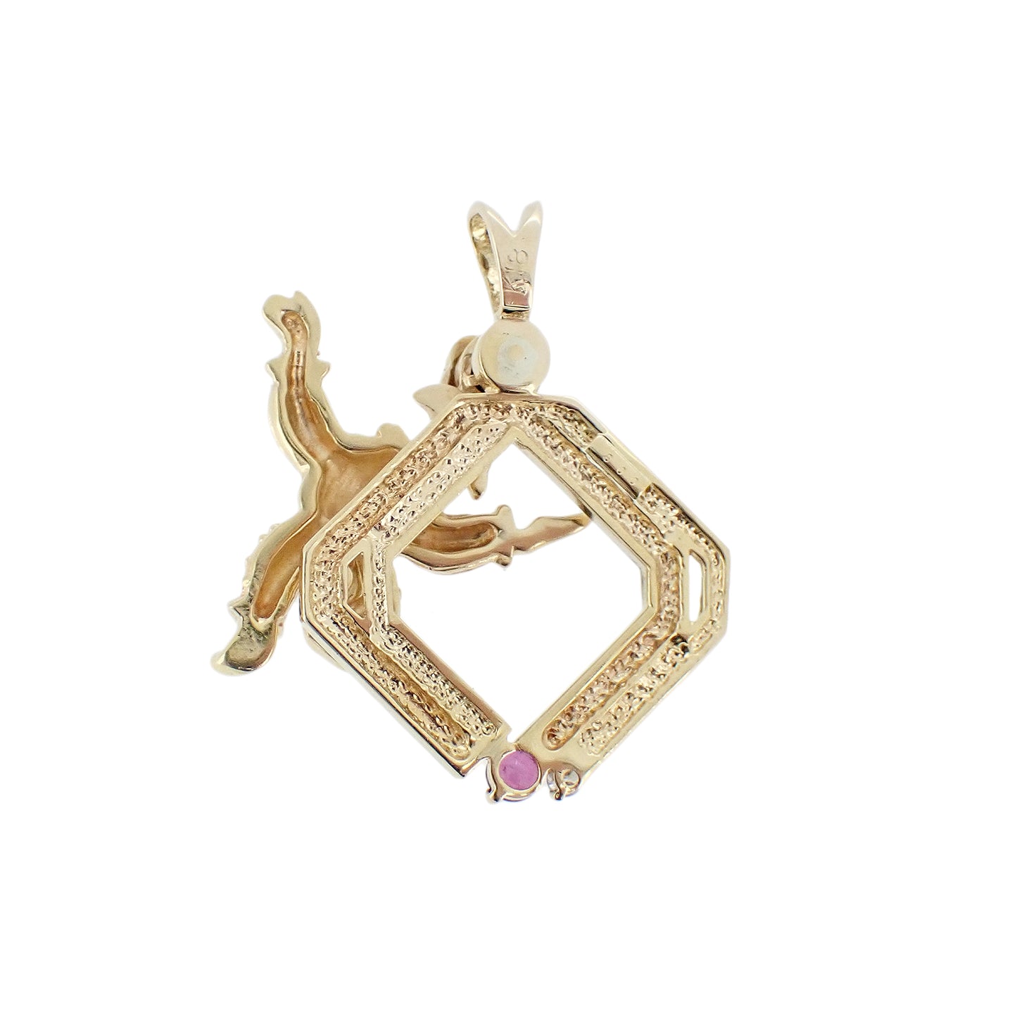 ピエロ デザイン スイング トップ K18 YG レディース ペンダントトップ