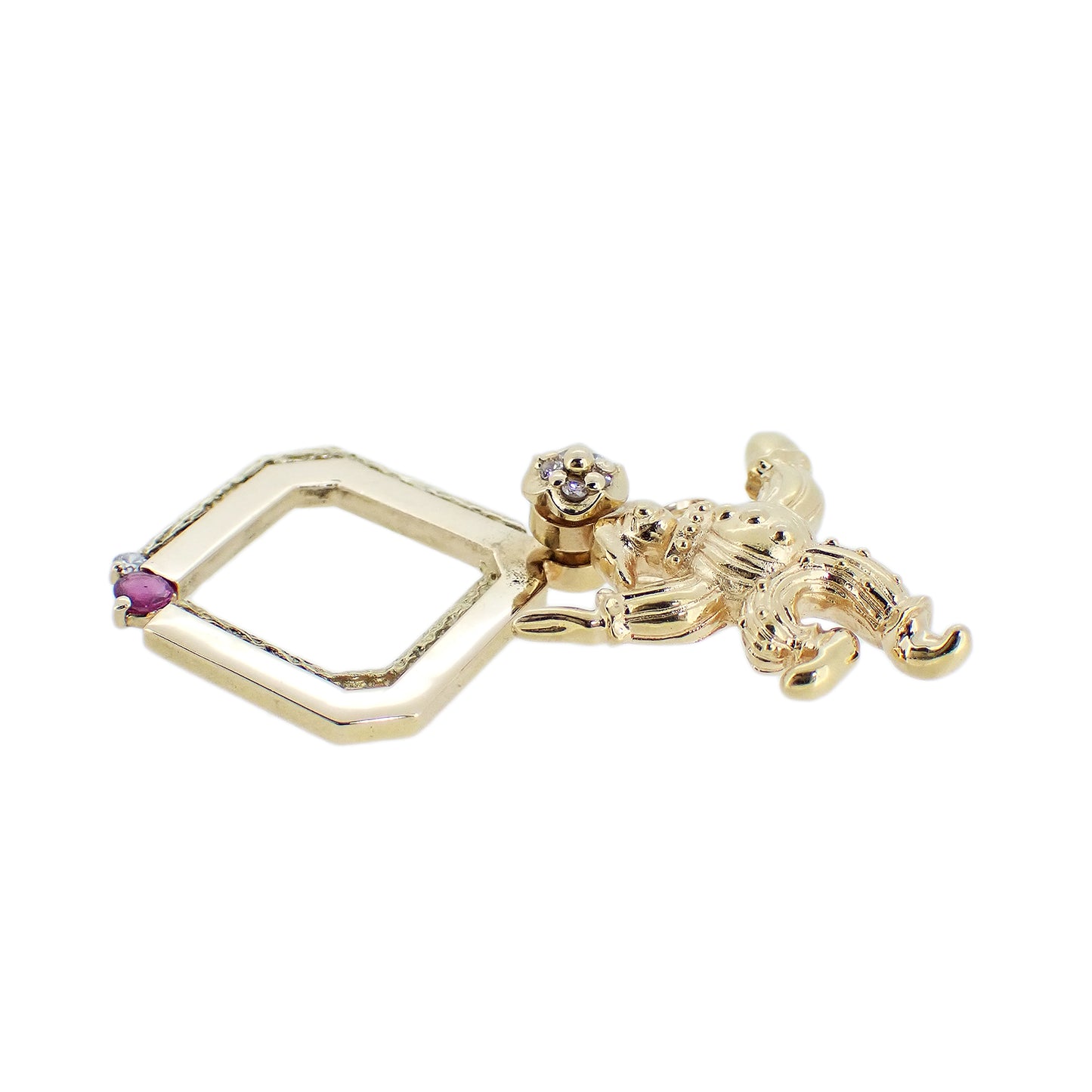 ピエロ デザイン スイング トップ K18 YG レディース ペンダントトップ