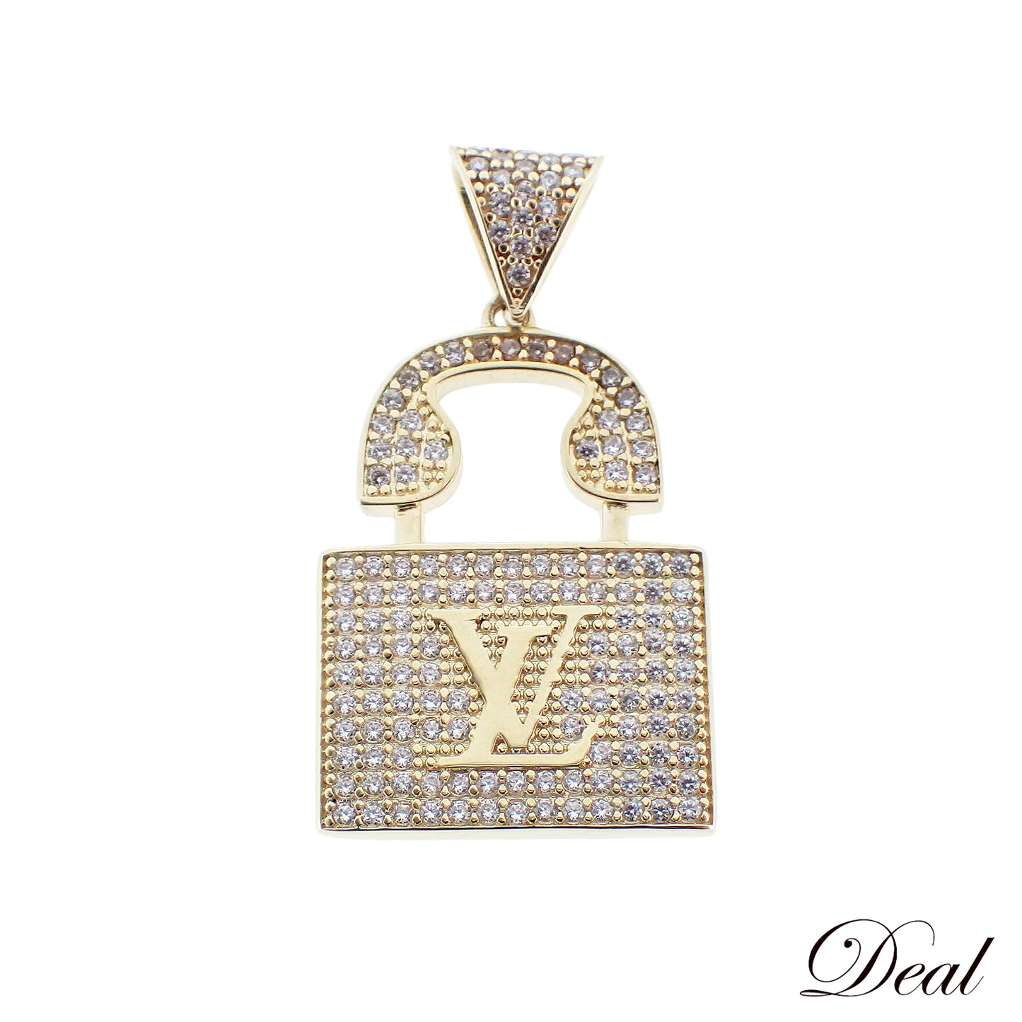 LV　ロゴ　トップ　K18　YG　5.4ｇ レディース ペンダントトップ