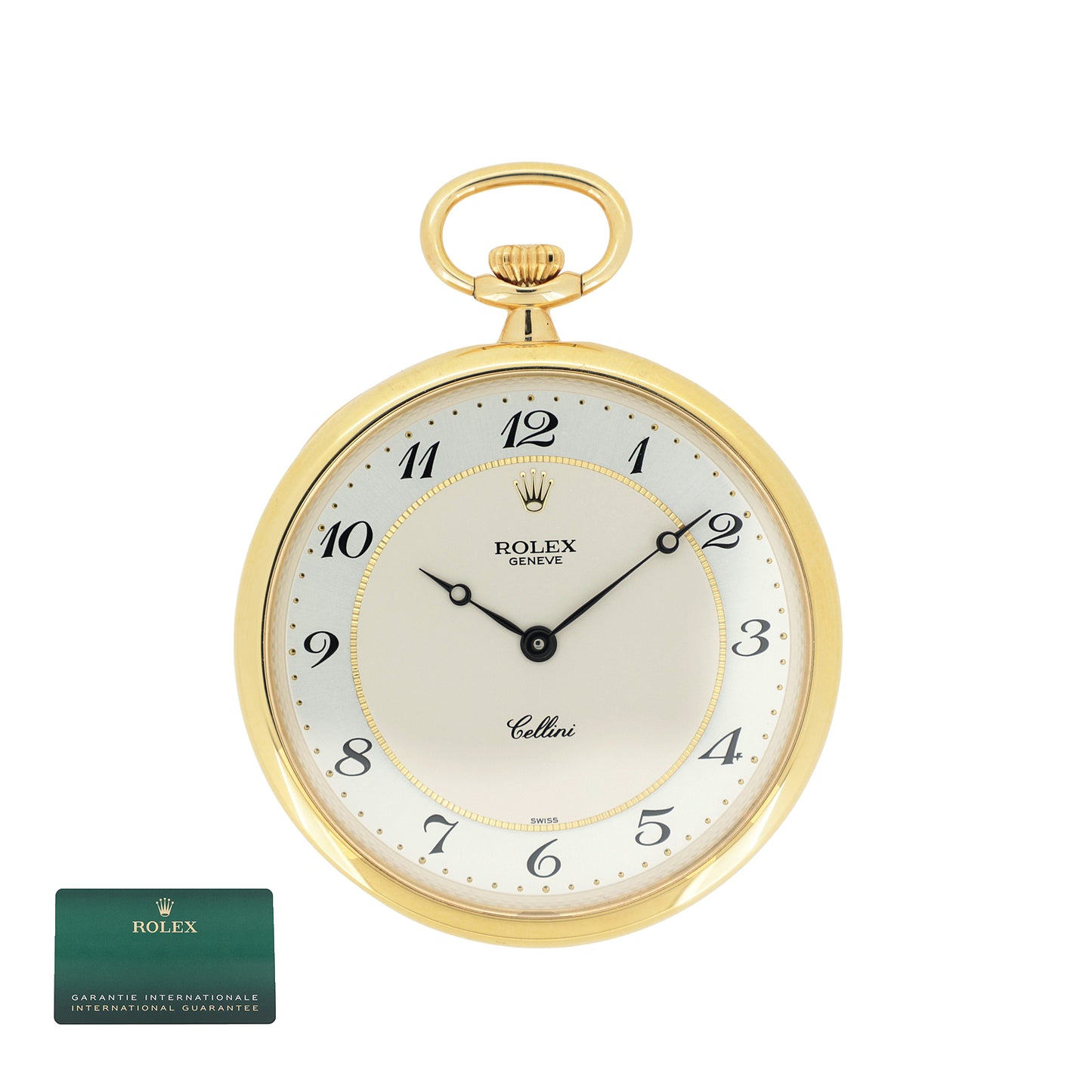 K18YG ROLEX ロレックス チェリーニ ポケットウォッチ M 懐中時計 3761/8 メンズ 懐中時計