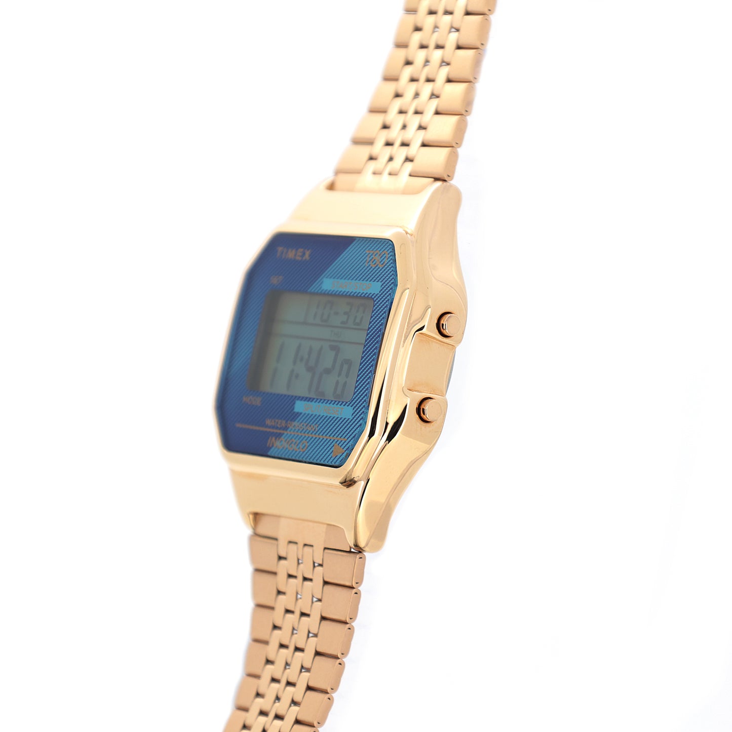 TIMEX タイメックス TIMEX T80 tx-TW2V19600 ローズゴールド ブルー メンズ 腕時計