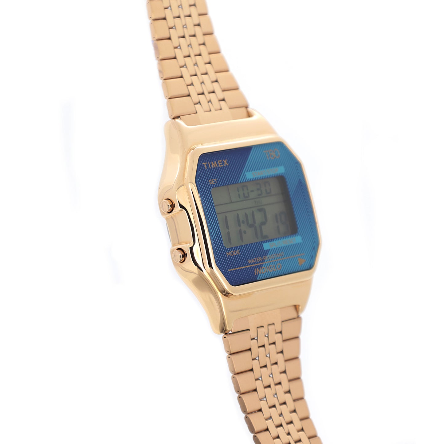 TIMEX タイメックス TIMEX T80 tx-TW2V19600 ローズゴールド ブルー メンズ 腕時計