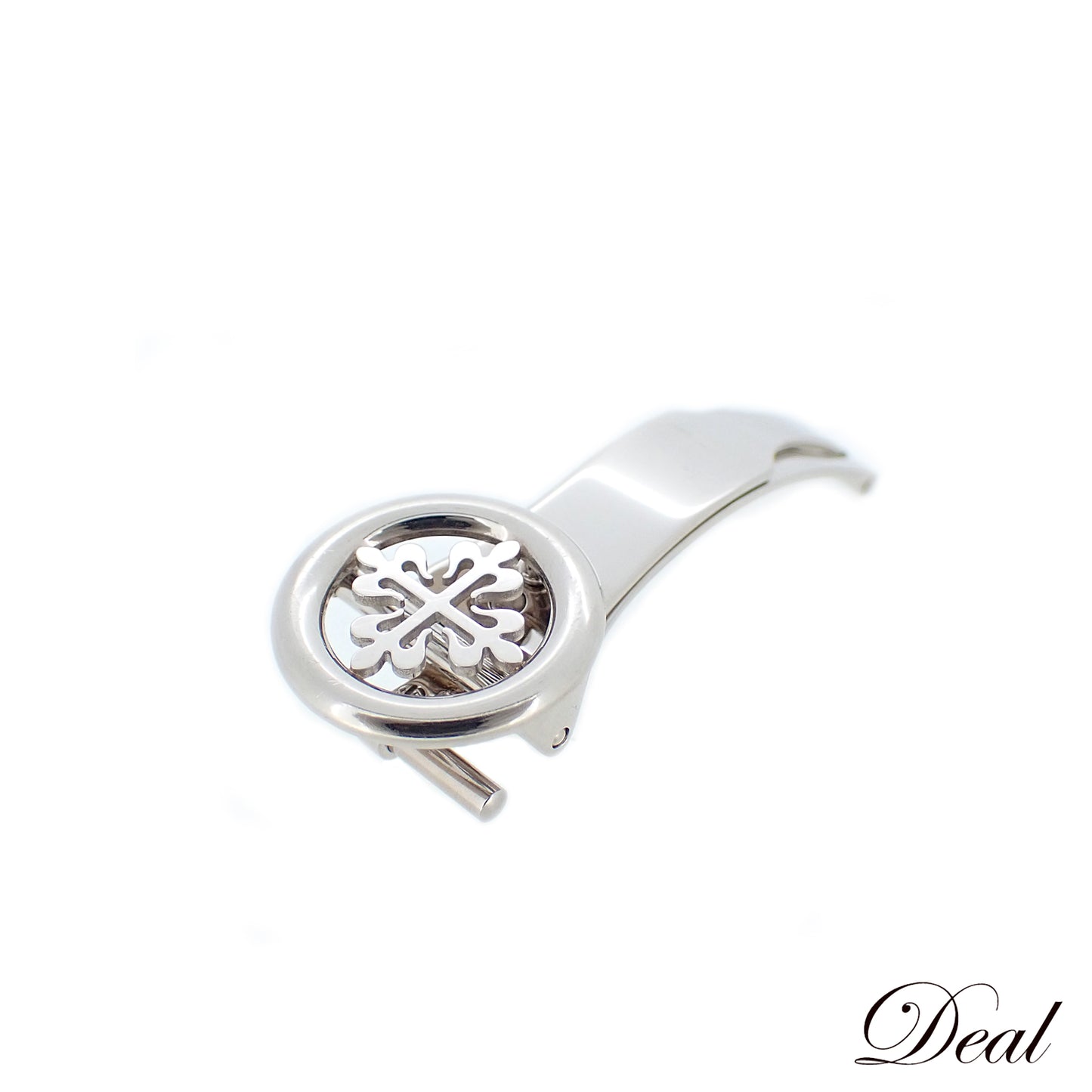 K18WG PATEK PHILIPPE パテックフィリップ 純正 Dバックル 16mm シルバー メンズ 時計バックル