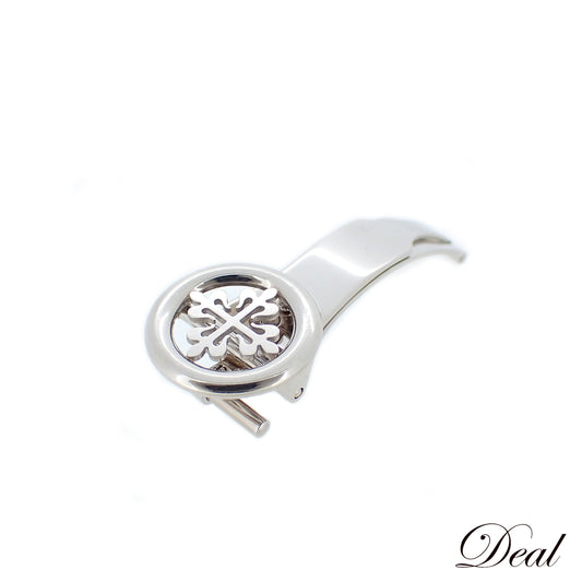 K18WG PATEK PHILIPPE パテックフィリップ 純正 Dバックル 16mm シルバー メンズ 時計バックル