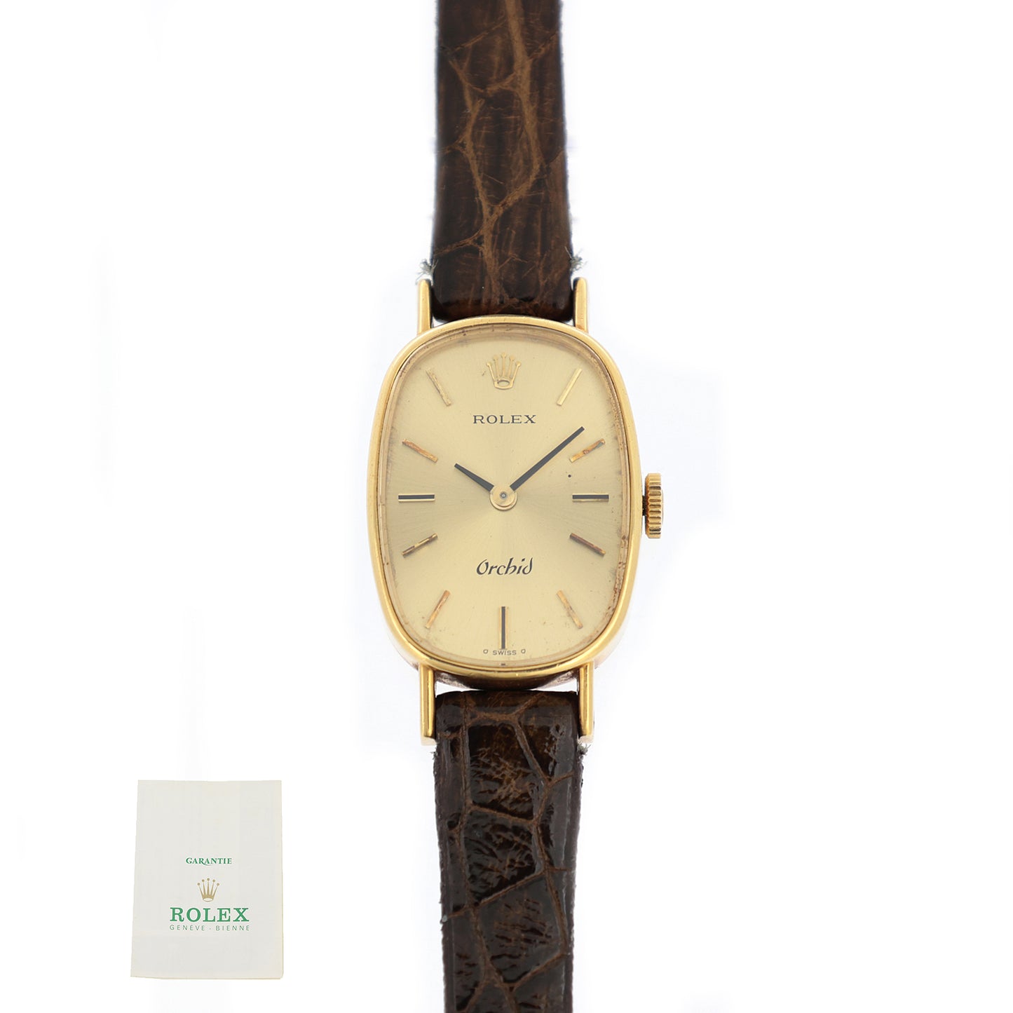 K18YG ROLEX ロレックス オーキッド 2679 ヴィンテージ 1975年 レディース 腕時計