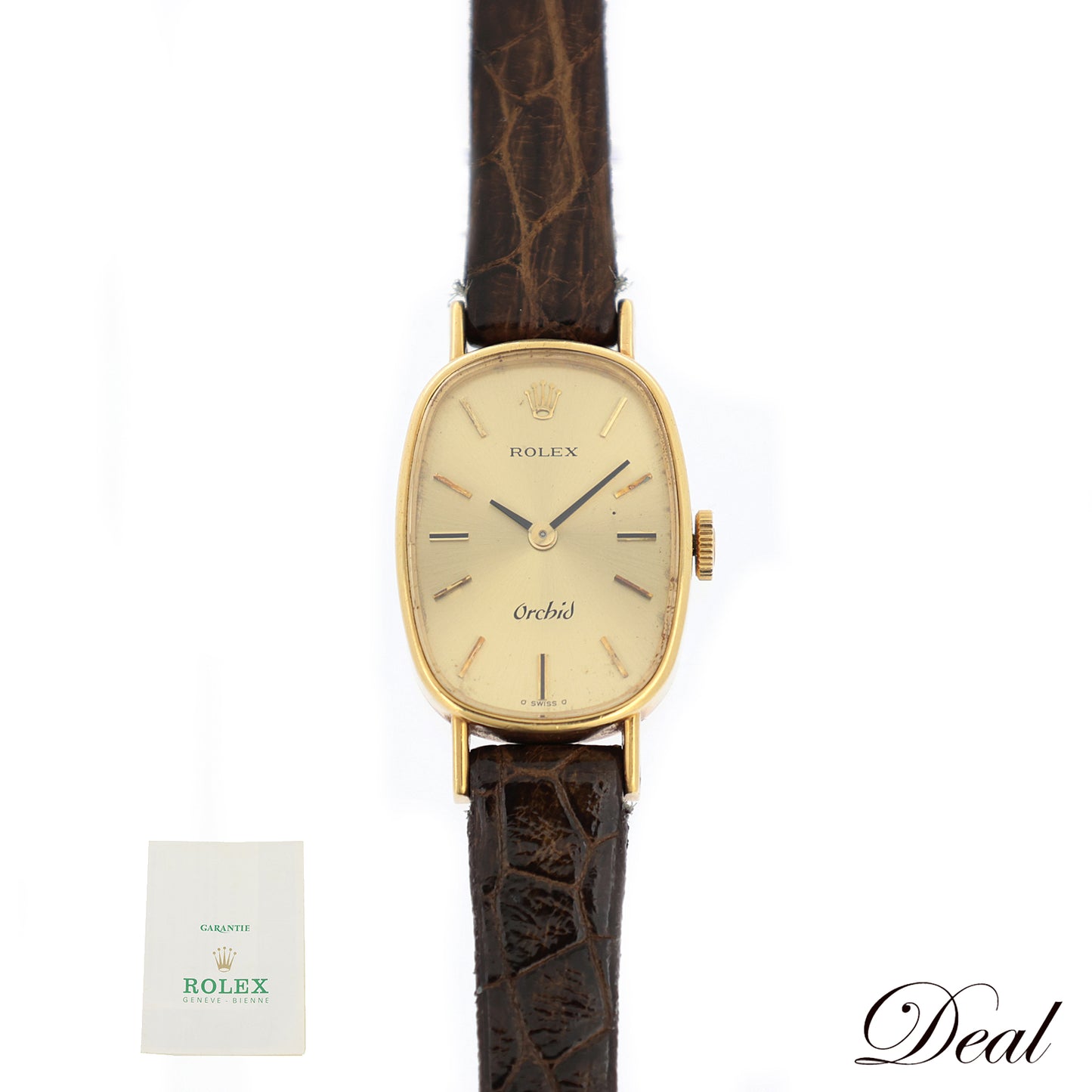 K18YG ROLEX ロレックス オーキッド 2679 ヴィンテージ 1975年 レディース 腕時計