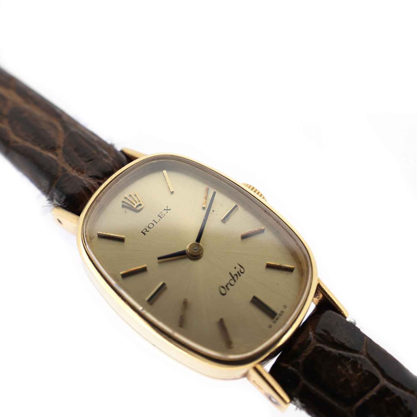 K18YG ROLEX ロレックス オーキッド 2679 ヴィンテージ 1975年 レディース 腕時計