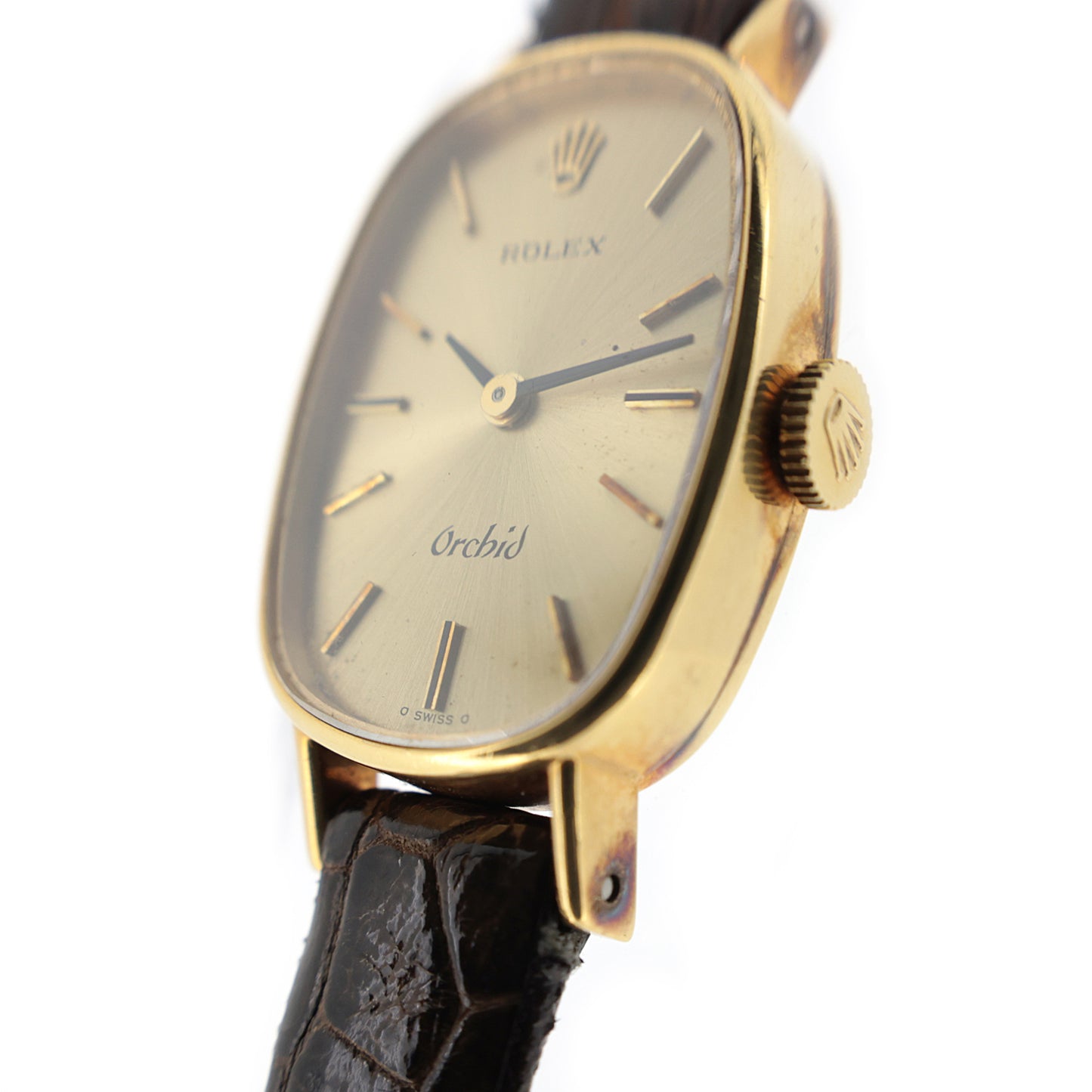 K18YG ROLEX ロレックス オーキッド 2679 ヴィンテージ 1975年 レディース 腕時計