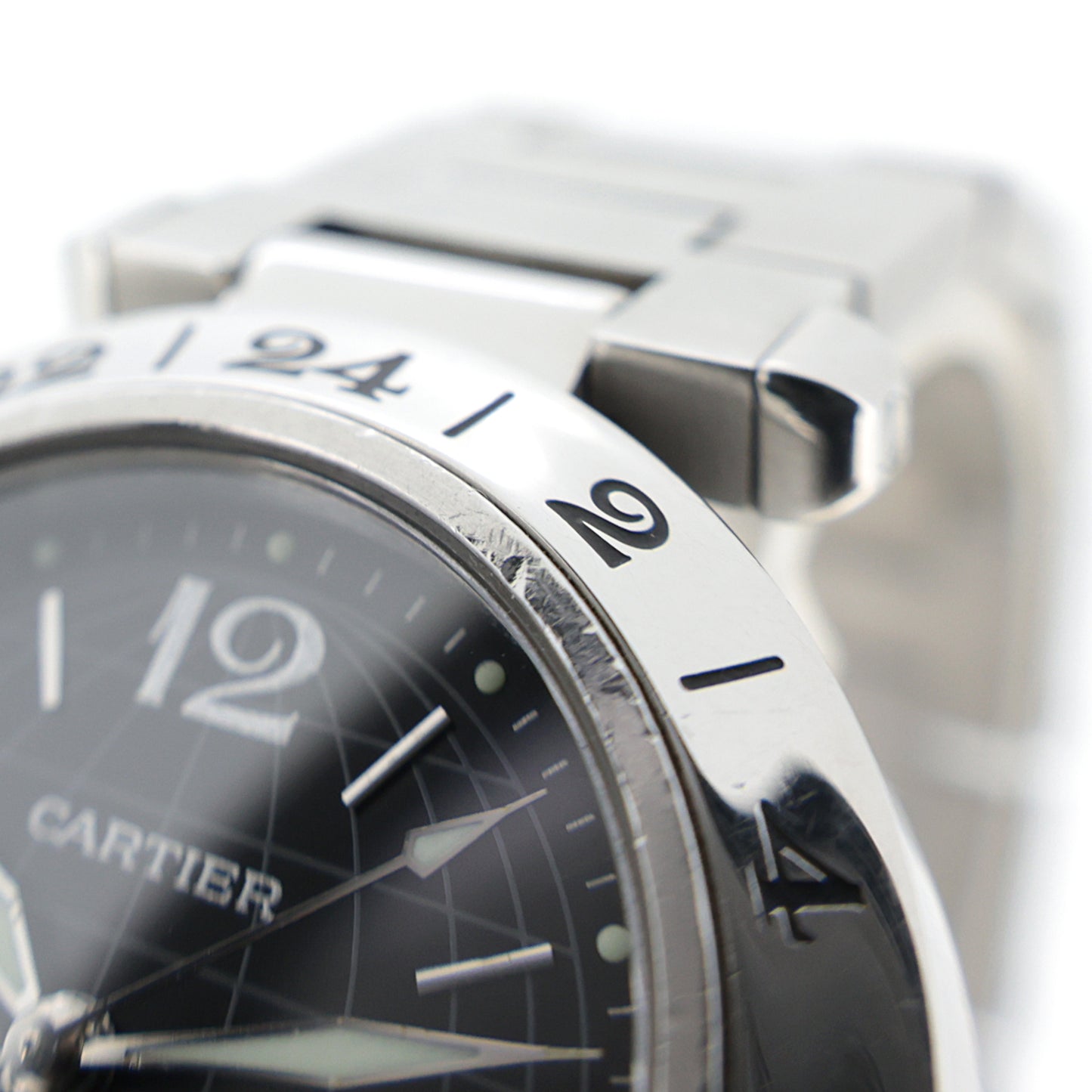 Cartier カルティエ パシャC メリディアン GMT W31049M7 メンズ 腕時計