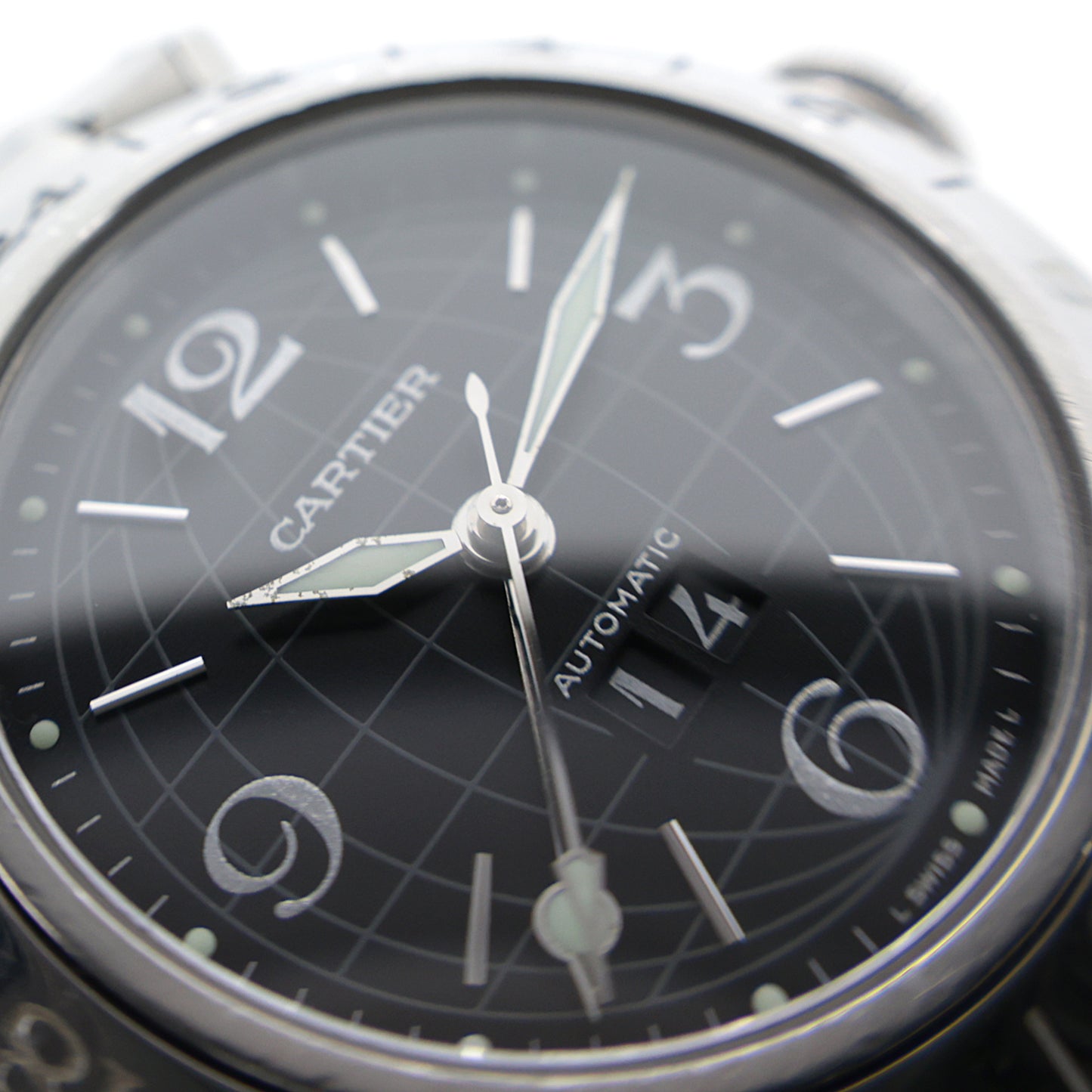 Cartier カルティエ パシャC メリディアン GMT W31049M7 メンズ 腕時計