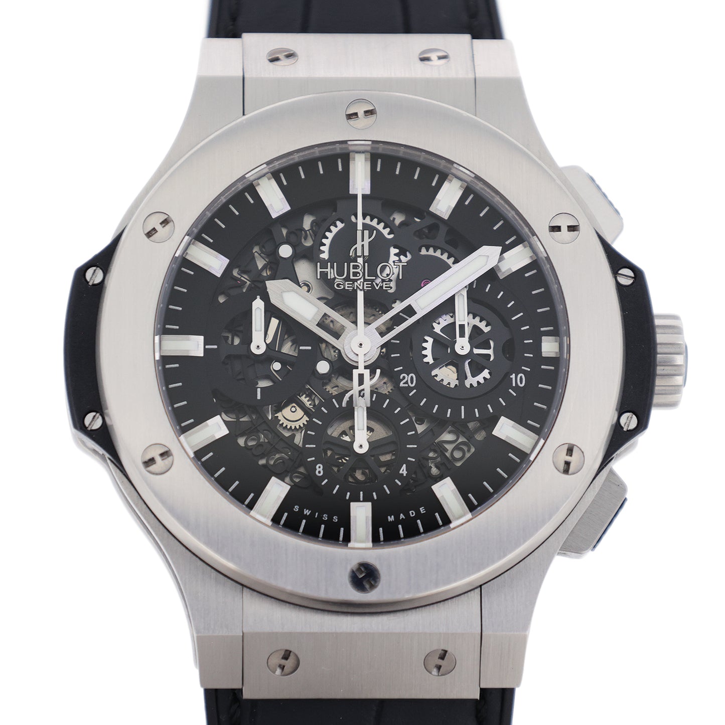 HUBLOT ウブロ ビッグバン アエロバン クロノグラフ スチール 311.SX.1770.GR メンズ 腕時計