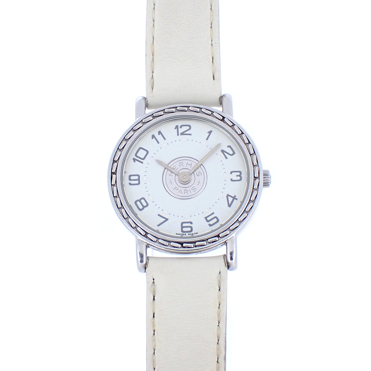 HERMES エルメス セリエ ホワイト レディース 腕時計