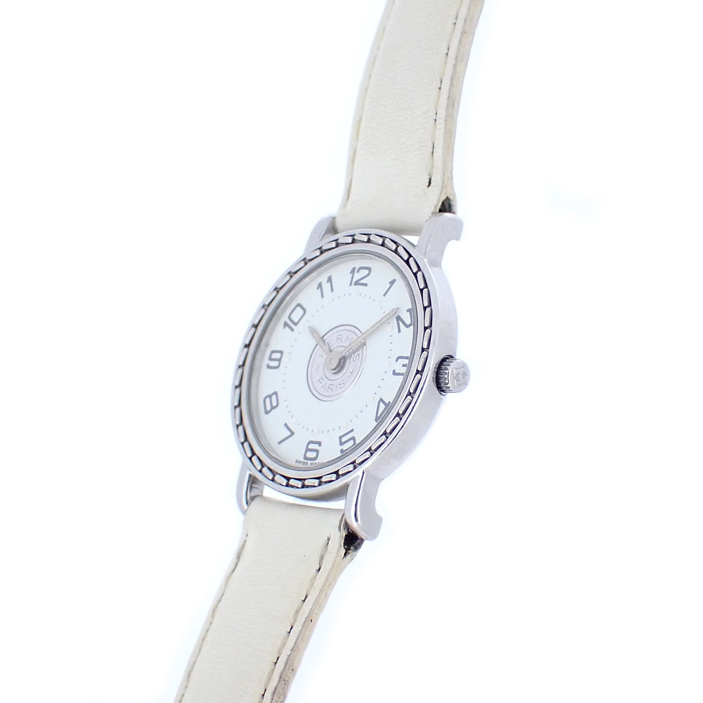 HERMES エルメス セリエ ホワイト レディース 腕時計