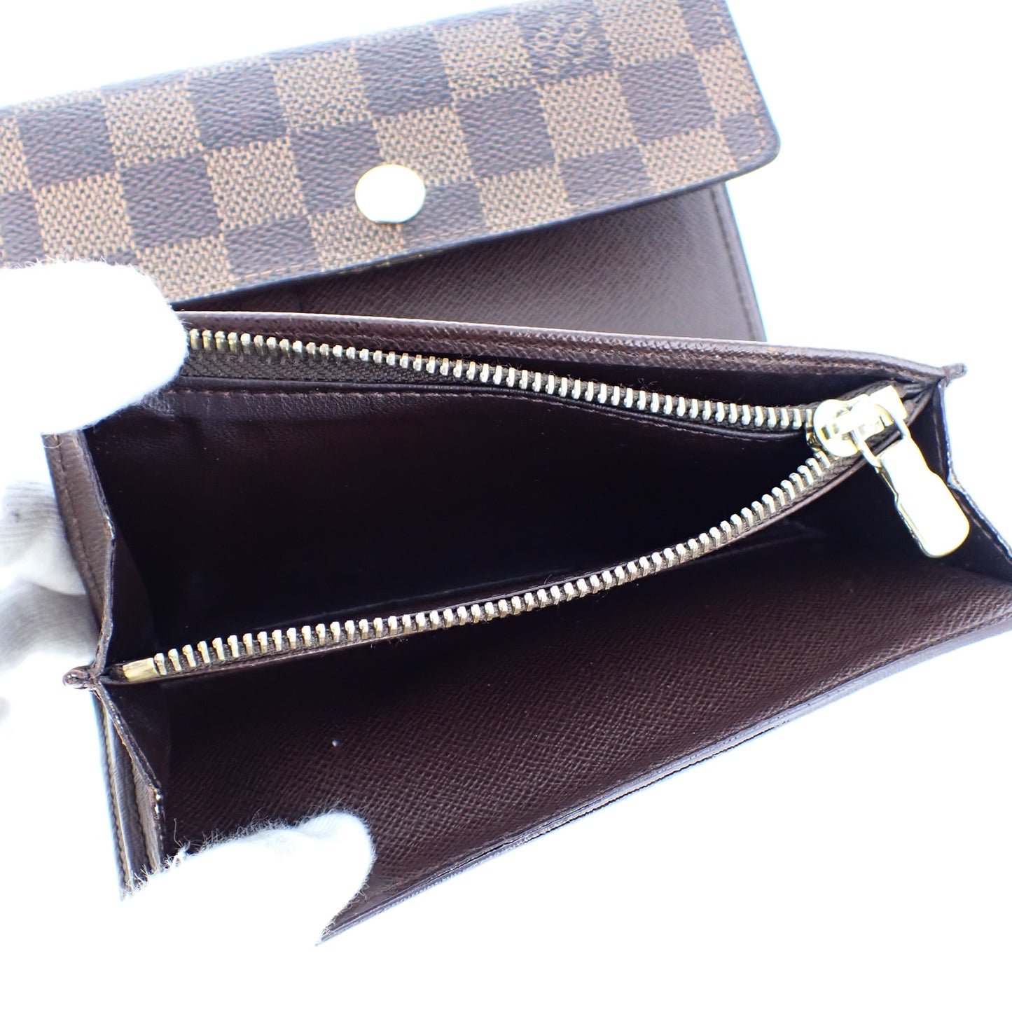 LOUIS VUITTON ルイ・ヴィトン モノグラム ポルトフォイユ アレクサンドラ M60047 ブラウン レディース 三つ折り財布
LV