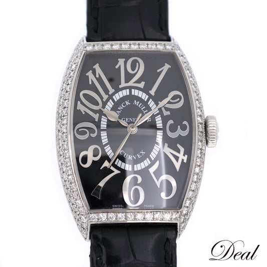 ベゼルダイヤ FRANCK MULLER フランクミュラー トノーカーベックス レリーフ 5850SC REL メンズ 腕時計