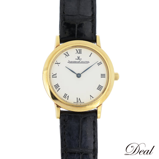 K18YG JAEGER LECOULTRE ジャガールクルト ジェントローム 153.1.86 ホワイト レディース 腕時計