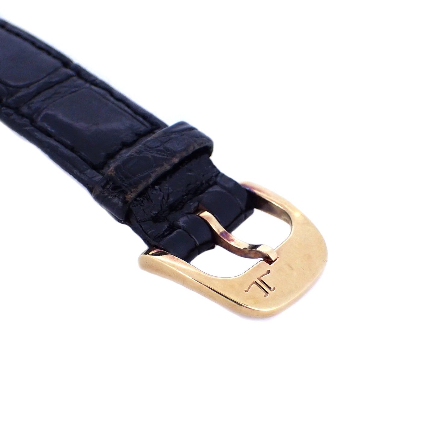 K18YG JAEGER LECOULTRE ジャガールクルト ジェントローム 153.1.86 ホワイト レディース 腕時計