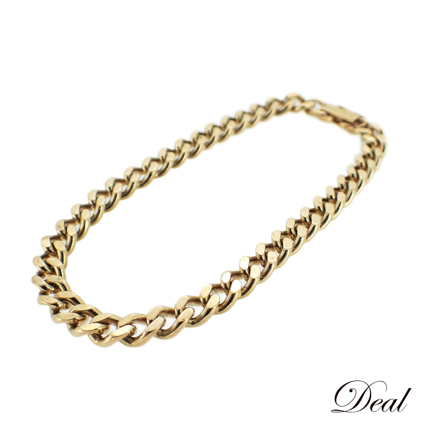 K18YG 喜平 二面 19.9g ゴールド メンズ ブレスレット