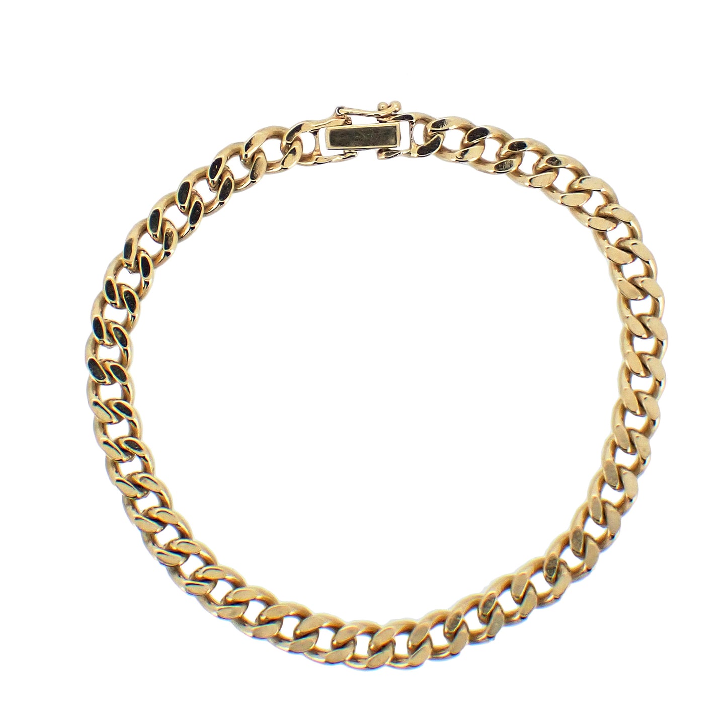 K18YG 喜平 二面 19.9g ゴールド メンズ ブレスレット