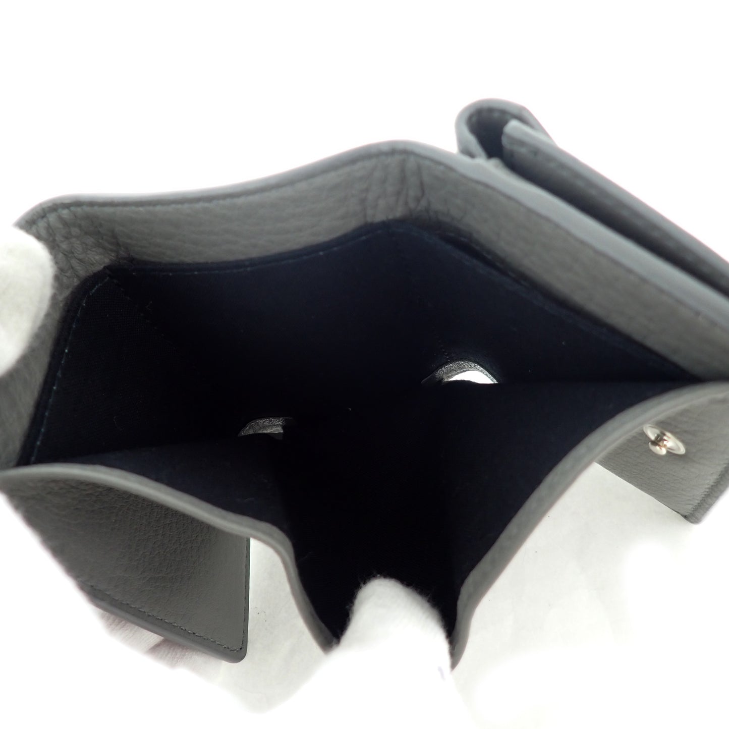 BALENCIAGA バレンシアガ ペーパー ミニウォレット 391446-DLQ0N-1215 グレー レディース 三つ折り財布