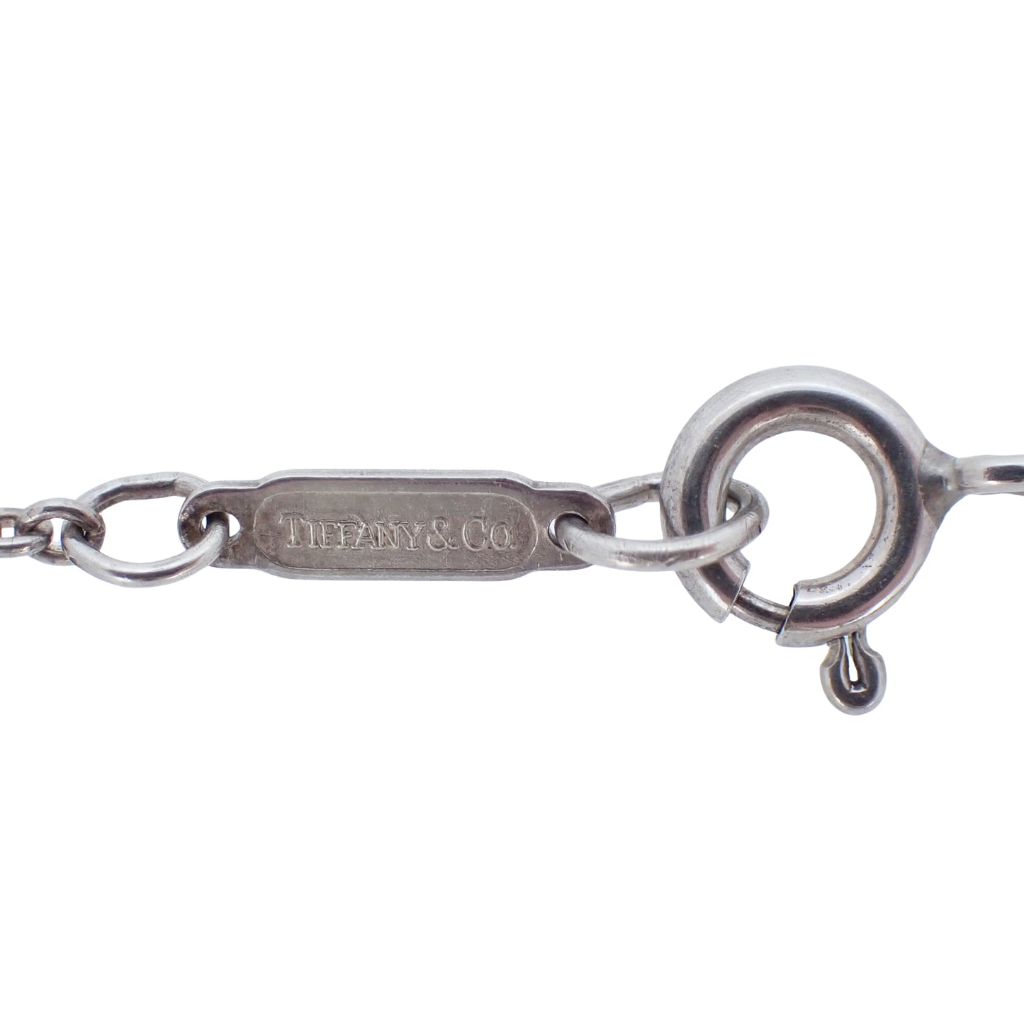 TIFFANY&Co. ティファニー ツイスト ハート コンビ K18YG Sv925 シルバー レディース ネックレス