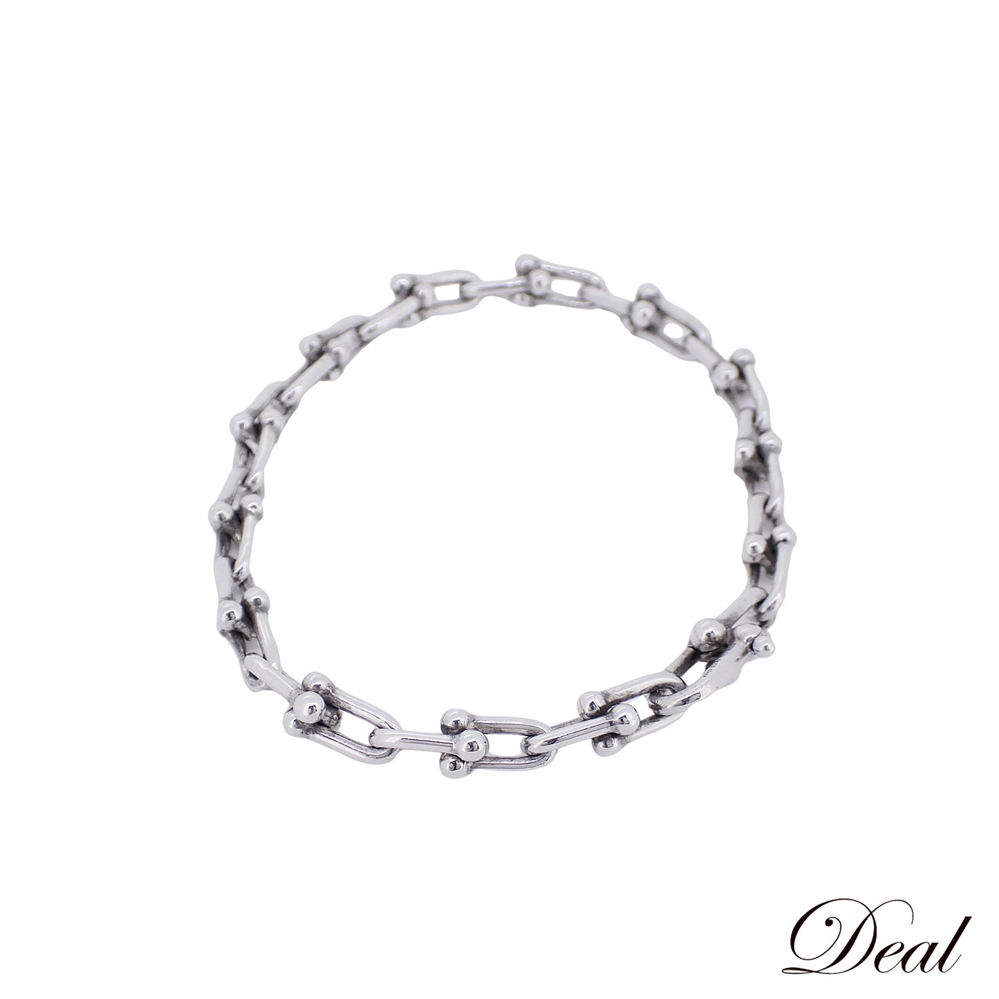 TIFFANY&Co. ティファニー ハードウェア スモール リンク スターリングシルバー 60153085 レディース ブレスレット