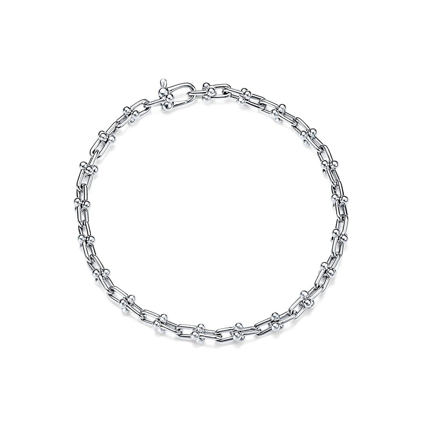 TIFFANY&Co. ティファニー ハードウェア スモール リンク スターリングシルバー 60153085 レディース ブレスレット