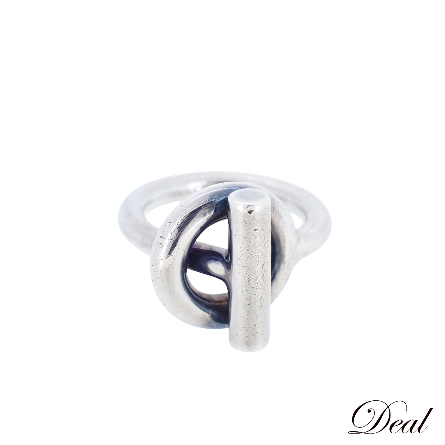 HERMES エルメス エシャペ MM Sv925 H103658B 約10.5号 #51 レディース リング 指輪