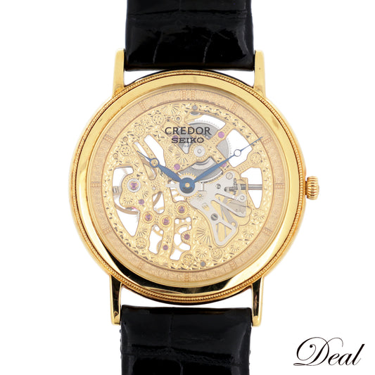 K18YG SEIKO セイコー クレドール シグノ GBBD998 メンズ 腕時計