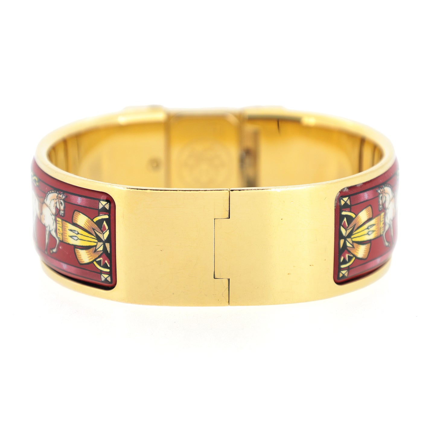 HERMES エルメス ロケ バングル ウォッチ L01.201 七宝焼き レディース 腕時計