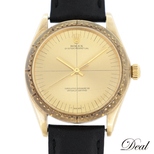 K14YG ROLEX ロレックス オイスターパーペチュアル ゼファー 1038 ヴィンテージ メンズ 腕時計