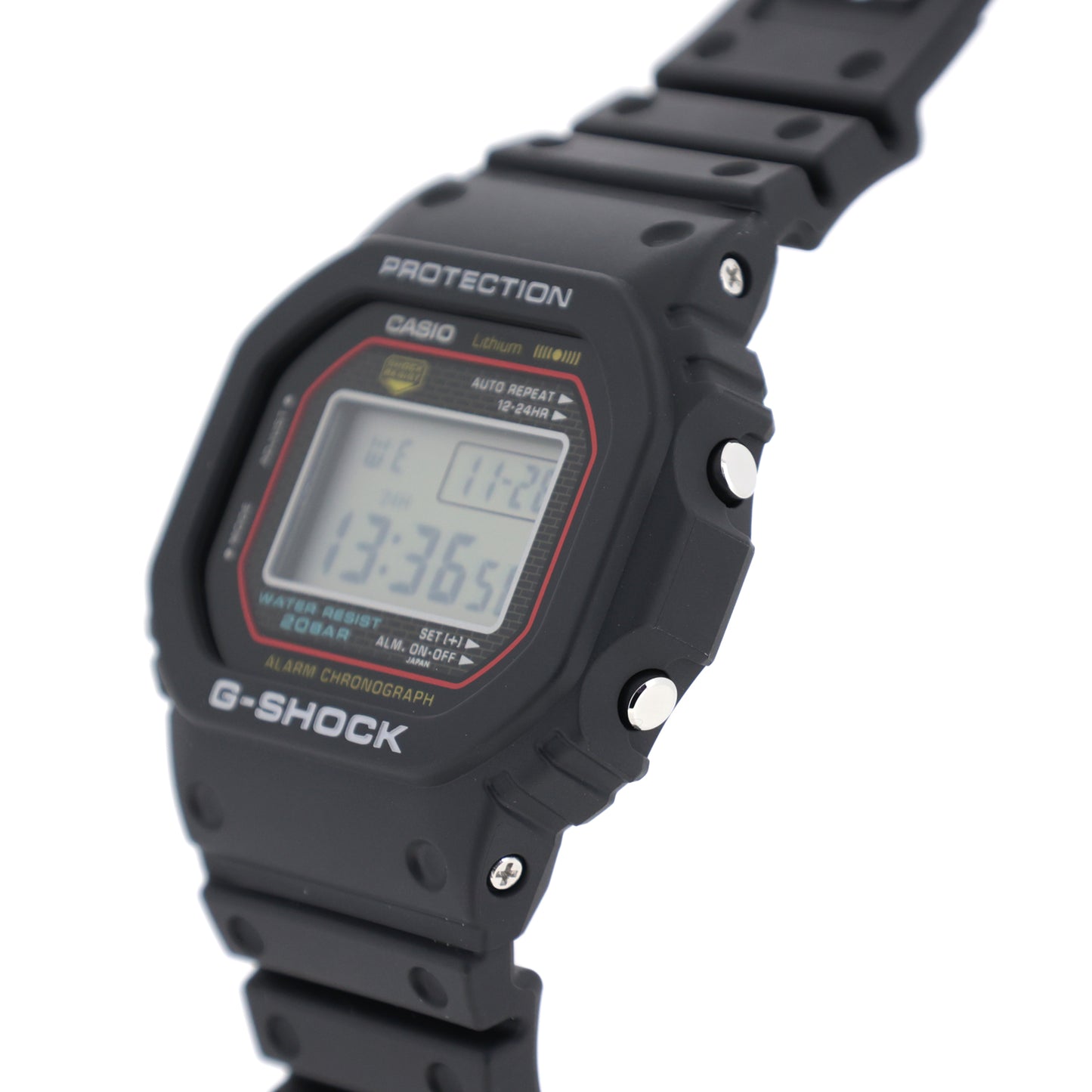 美品 CASIO カシオ Gショック DW-5000R-IAJF 初代Gショック復刻モデル スクリューバック メンズ 腕時計