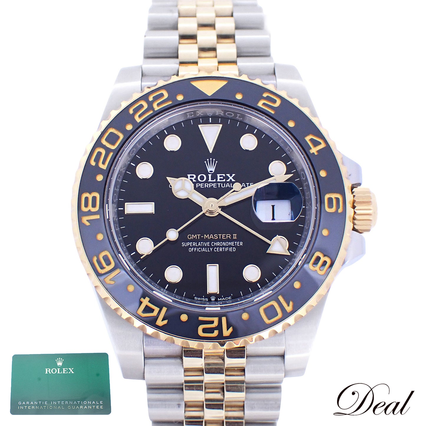 ROLEX ロレックス GMTマスターll 126713GRNR SS/YG メンズ 腕時計