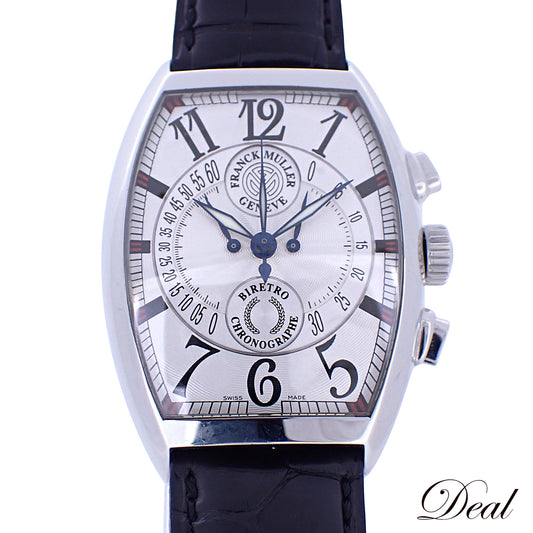 FRANCK MULLER フランクミュラー トノーカーベックス ビーレトロセコンド クロノグラフ 7850CCB メンズ 腕時計