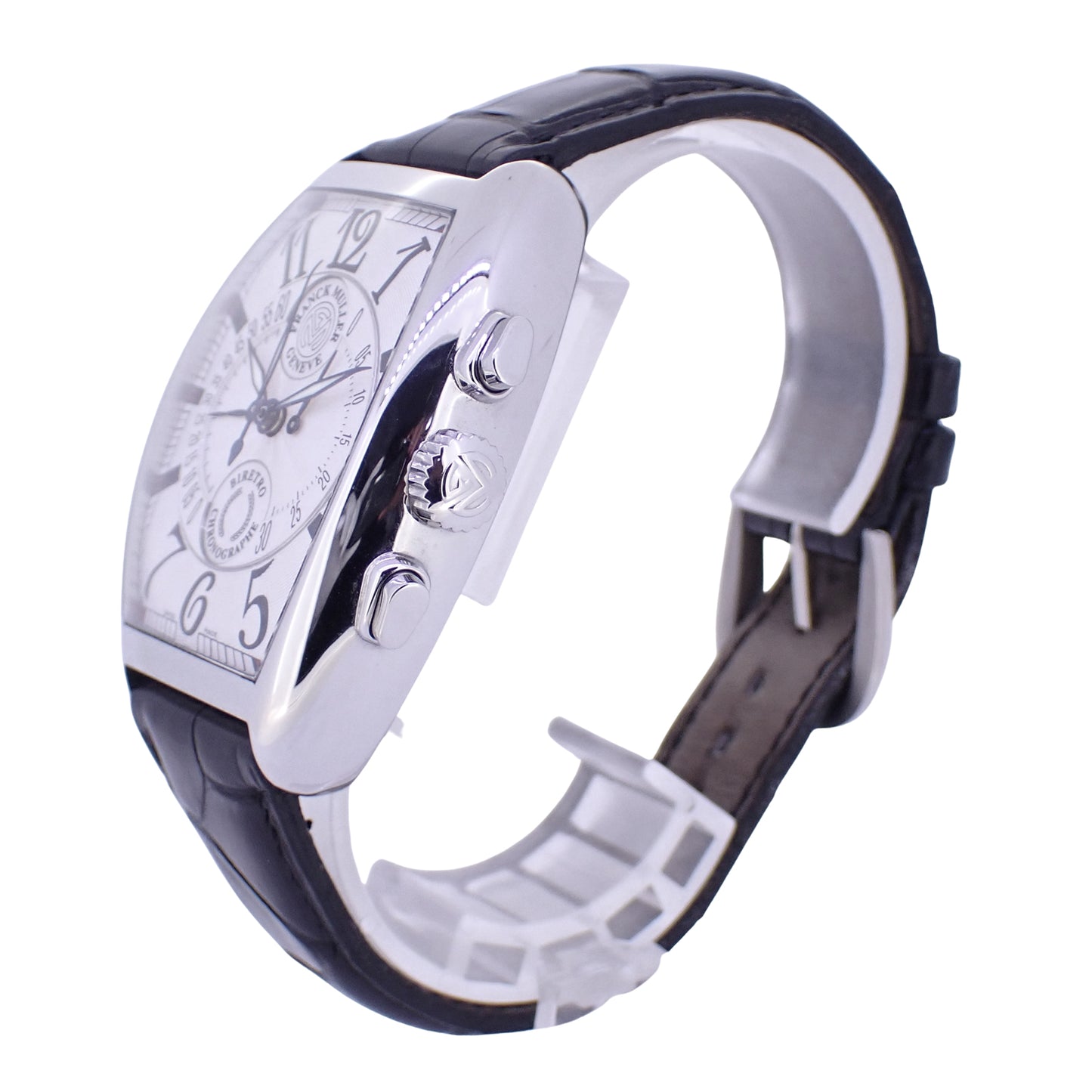 FRANCK MULLER フランクミュラー トノーカーベックス ビーレトロセコンド クロノグラフ 7850CCB メンズ 腕時計