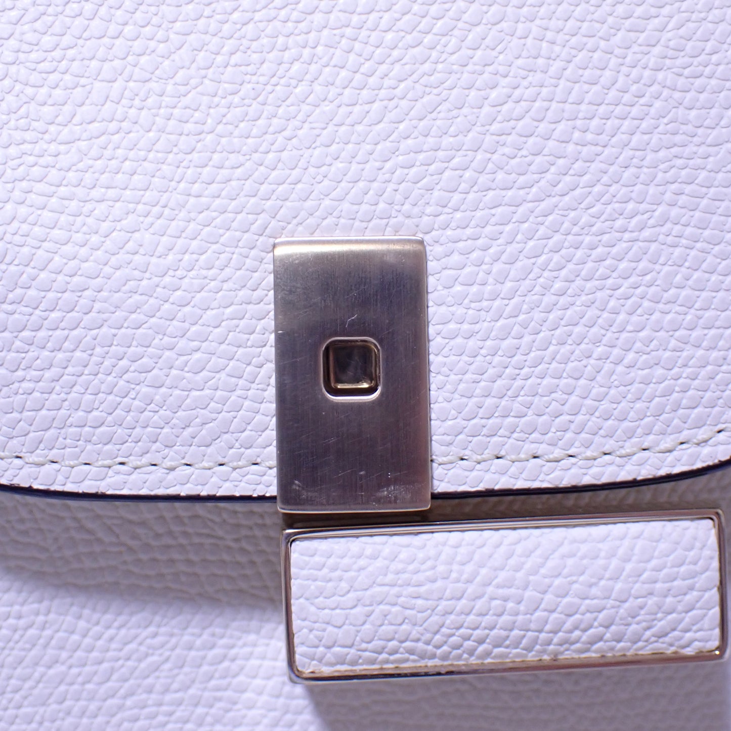 Valextra ヴァレクストラ イジィデ トップハンドル ミディアム 2way ホワイト レディース ハンドバッグ