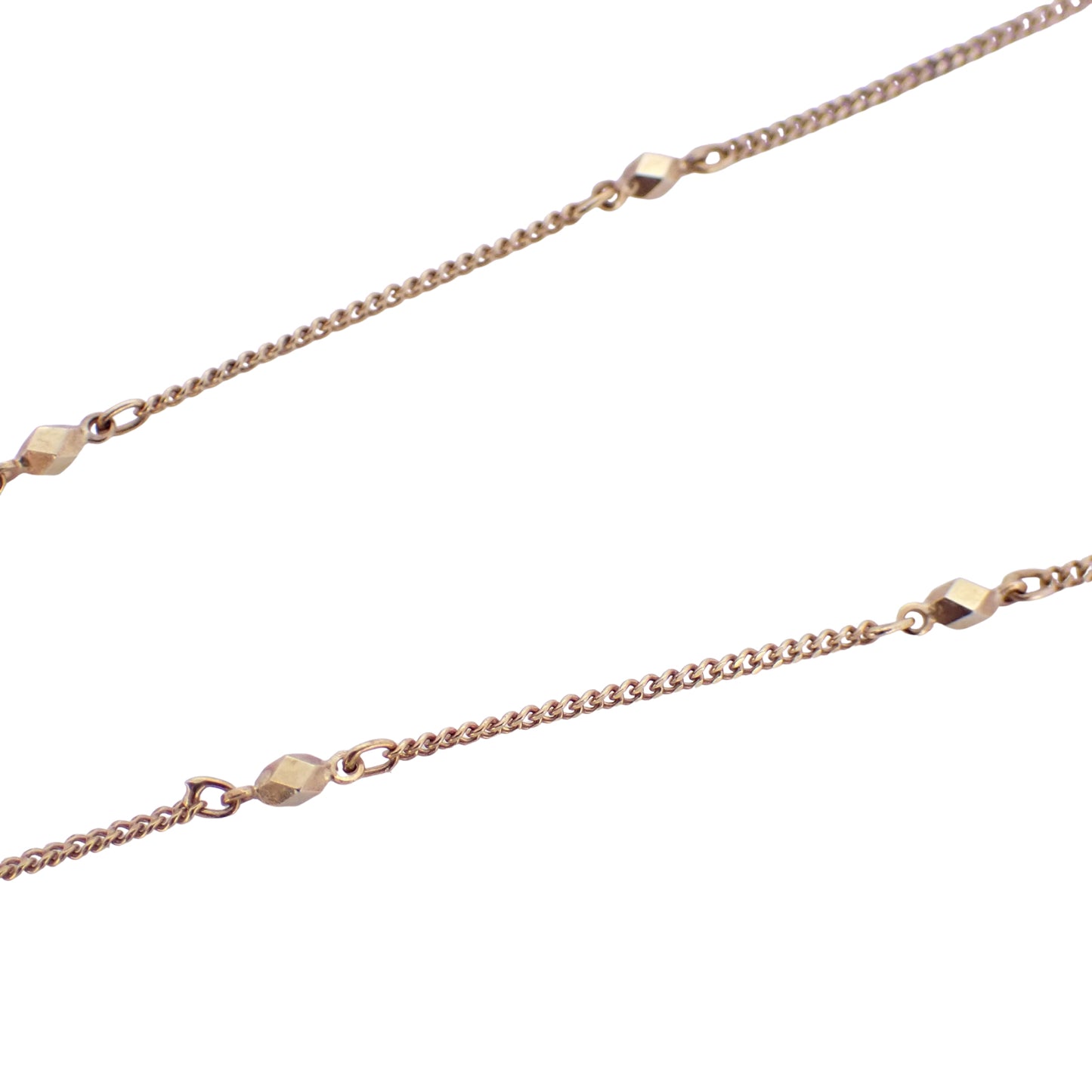 K18YG オープンハート モチーフ ダイヤ 0.1ct 4.8g ゴールド レディース ネックレス