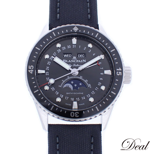 Blancpain ブランパン フィフティファゾムス バチスカーフ コンプリートカレンダー 5054-1110-B52A メテオグレー メンズ 腕時計