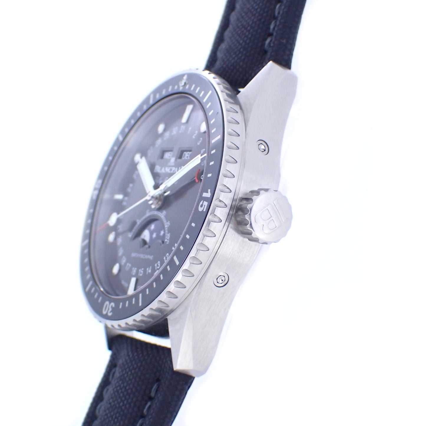 Blancpain ブランパン フィフティファゾムス バチスカーフ コンプリートカレンダー 5054-1110-B52A メテオグレー メンズ 腕時計