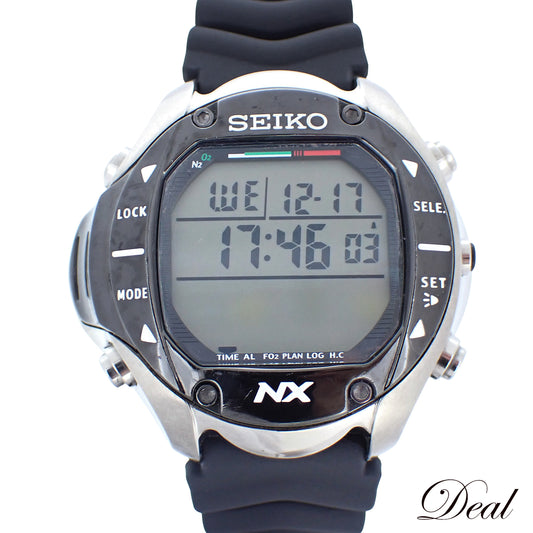 SEIKO セイコー マリンマスター ダイビング コンピューターNX SBDK001 DH33-4A00 メンズ 腕時計