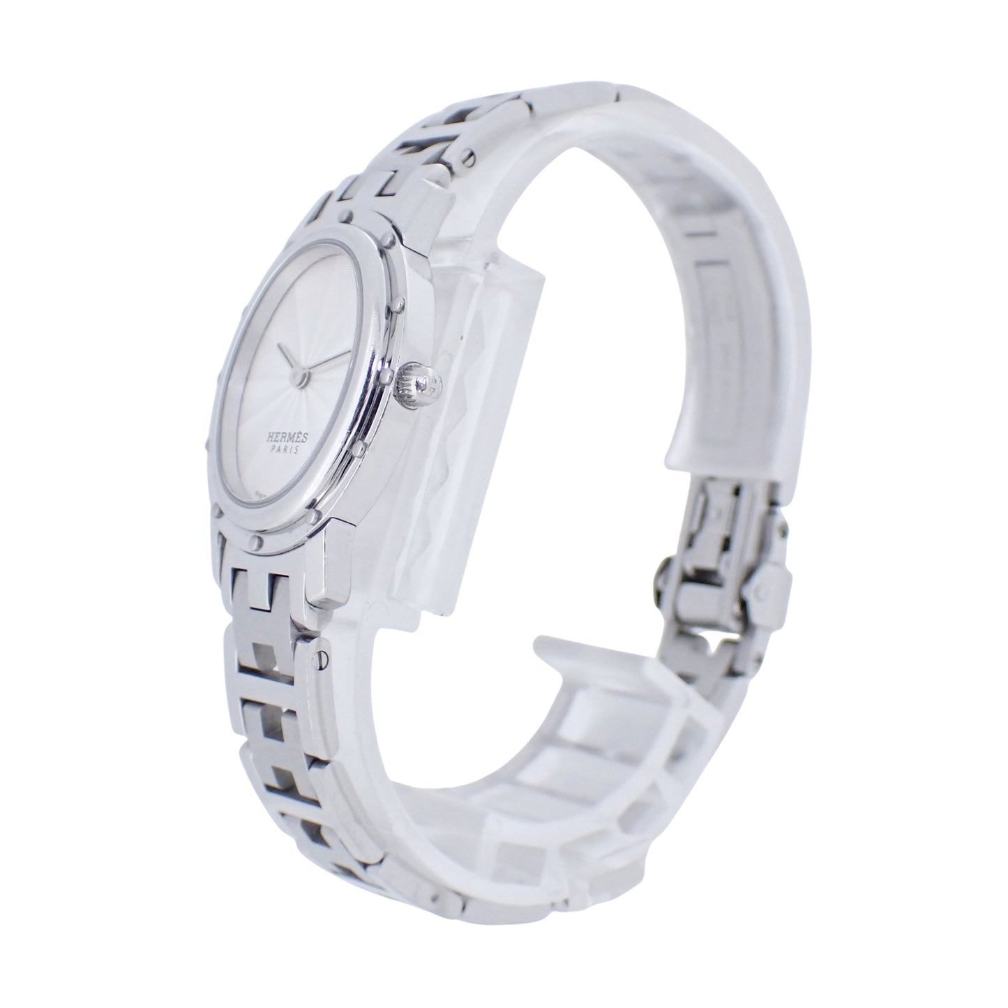 HERMES エルメス クリッパー オーバル CO1.210 レディース 腕時計
