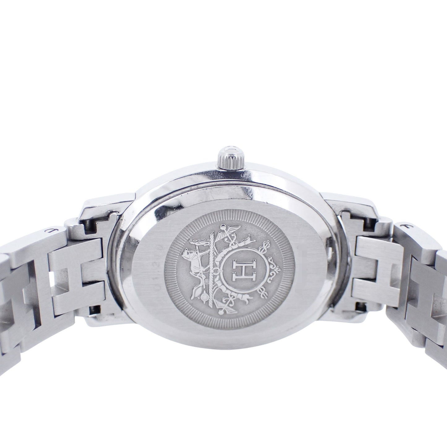 HERMES エルメス クリッパー オーバル CO1.210 レディース 腕時計