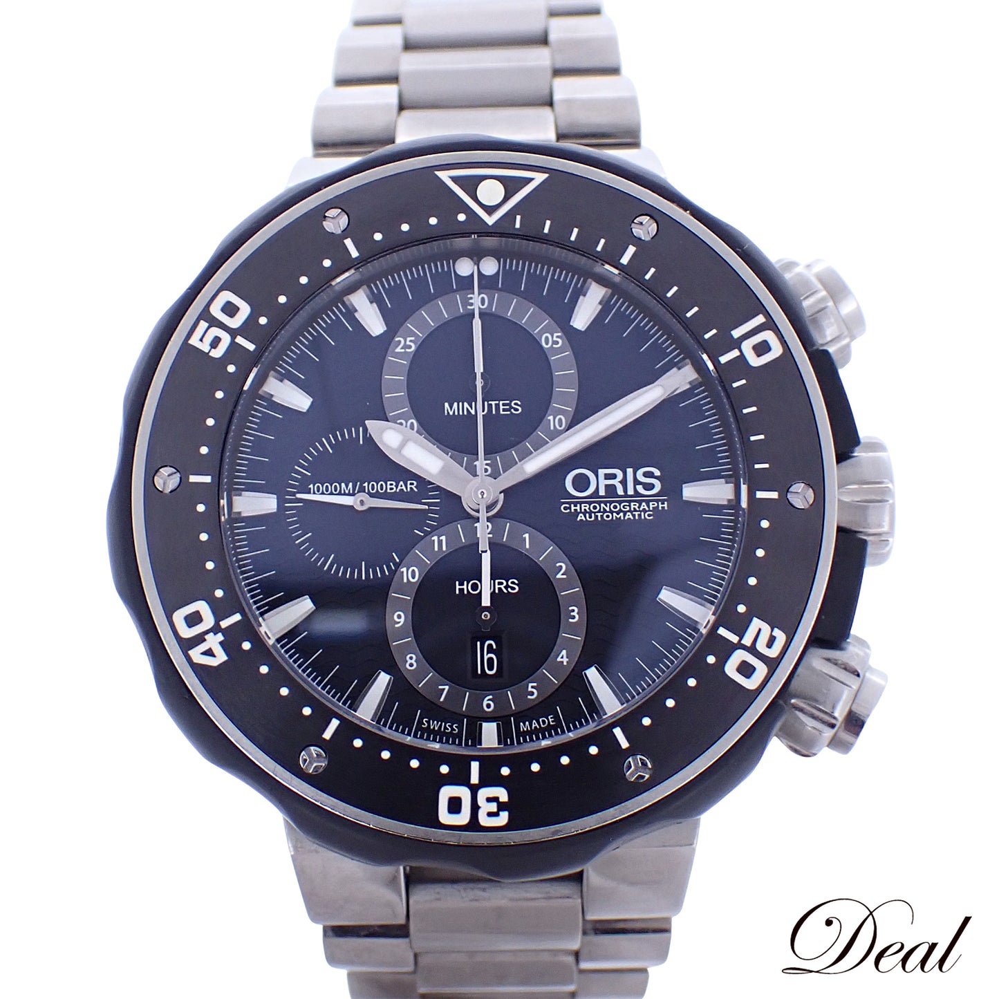 ORIS オリス プロダイバー クロノグラフ 01 774 7683 7154-Set メンズ 腕時計