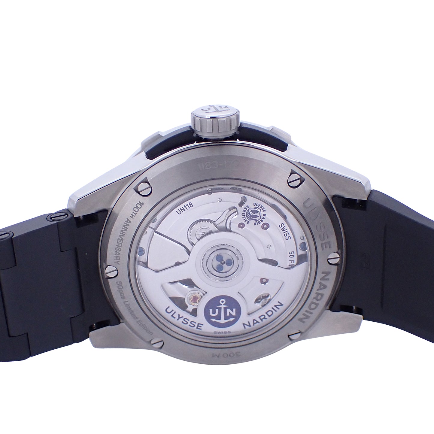 YOSHIDA限定50本 ULYSSE NARDIN ユリスナルダン ダイバー クロノメーター 1183-170/92-J.2 メンズ 腕時計