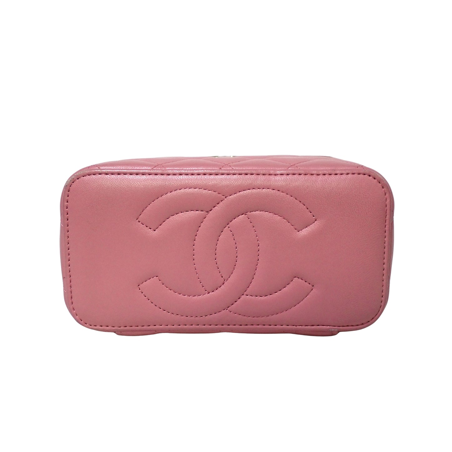 CHANEL シャネル マトラッセ チェーン バニティ AP2199 ピンク ゴールド金具 ピンク レディース ショルダーバッグ