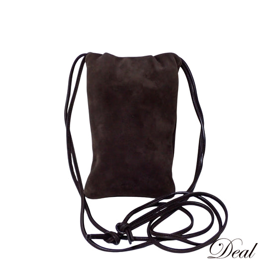 THE ROW ザ ロウ ブルス ショルダーフォンケース W1418 L85 ブラウン レディース スマホショルダー